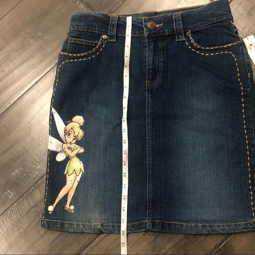 Disney Tinkerbell Pixie Dust Denim Skirt - Size 6 - Picture 9 of 16